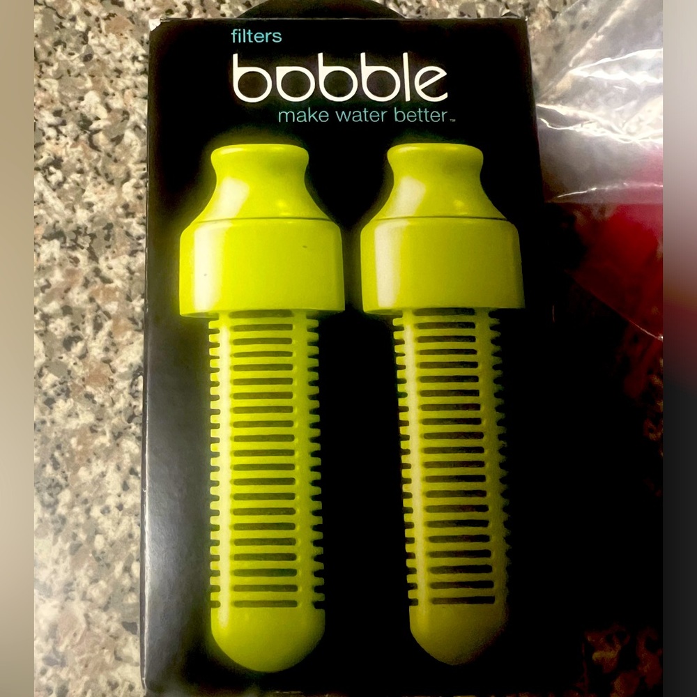 Bobble Water Bottle Filter Set Box Brand new green